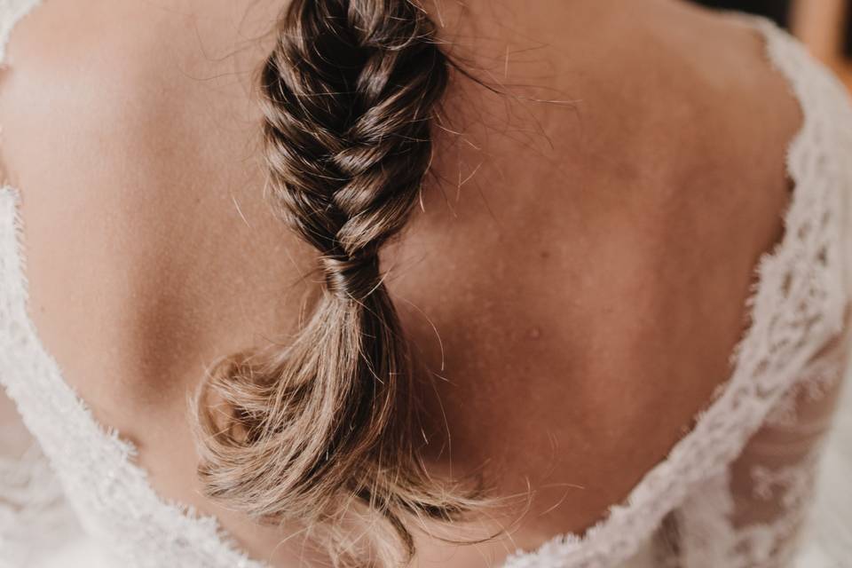 Trenza de novia