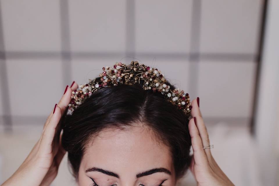 Trenza de novia