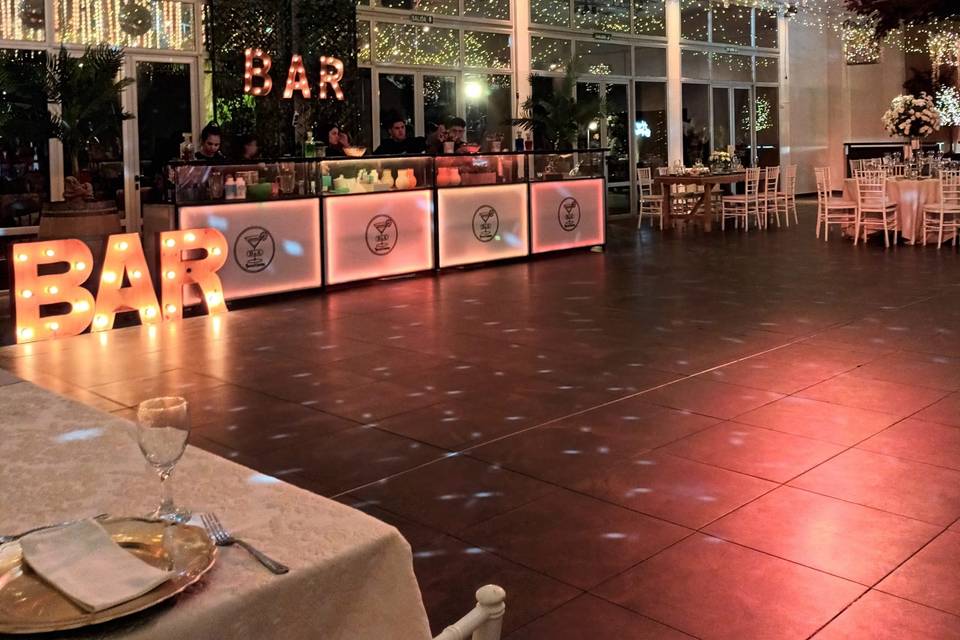 Bar en boda