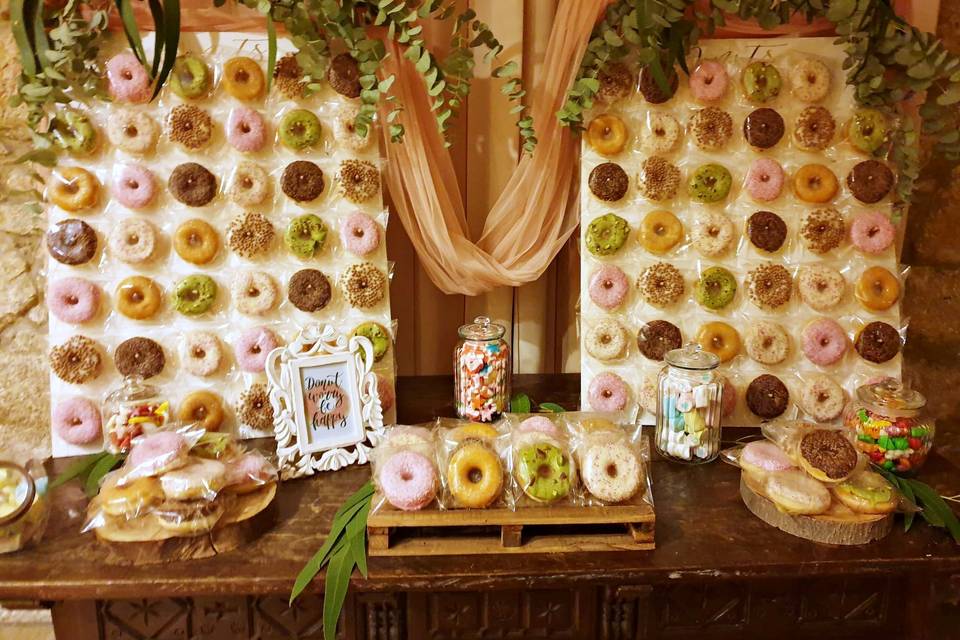 Mesa de donuts