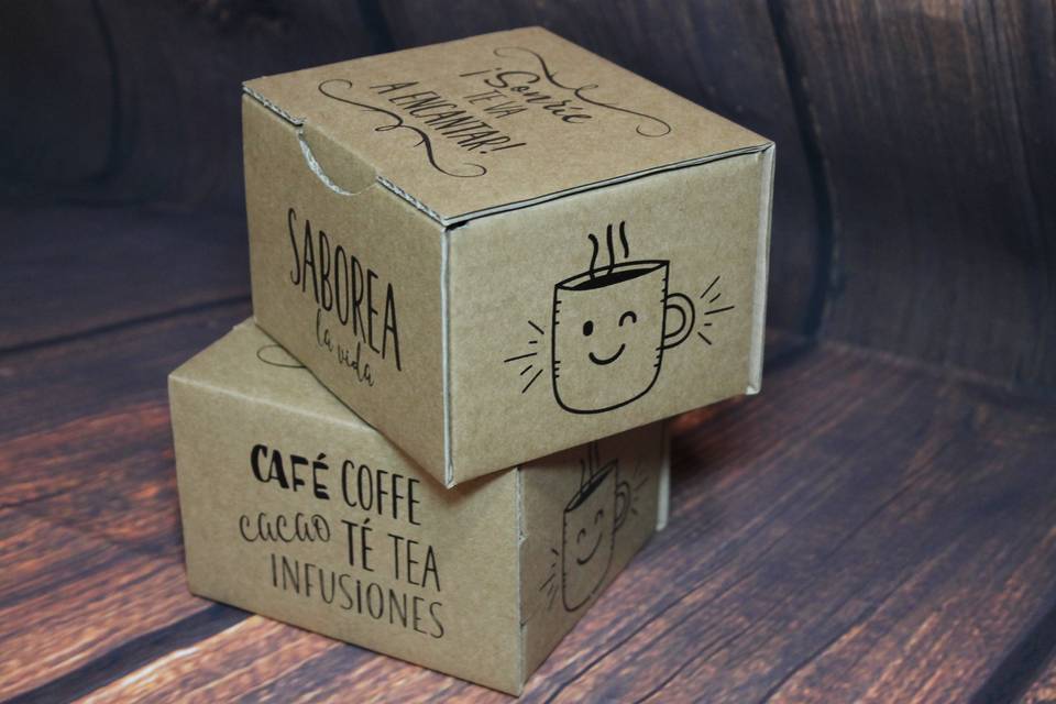 Caja para las tazas