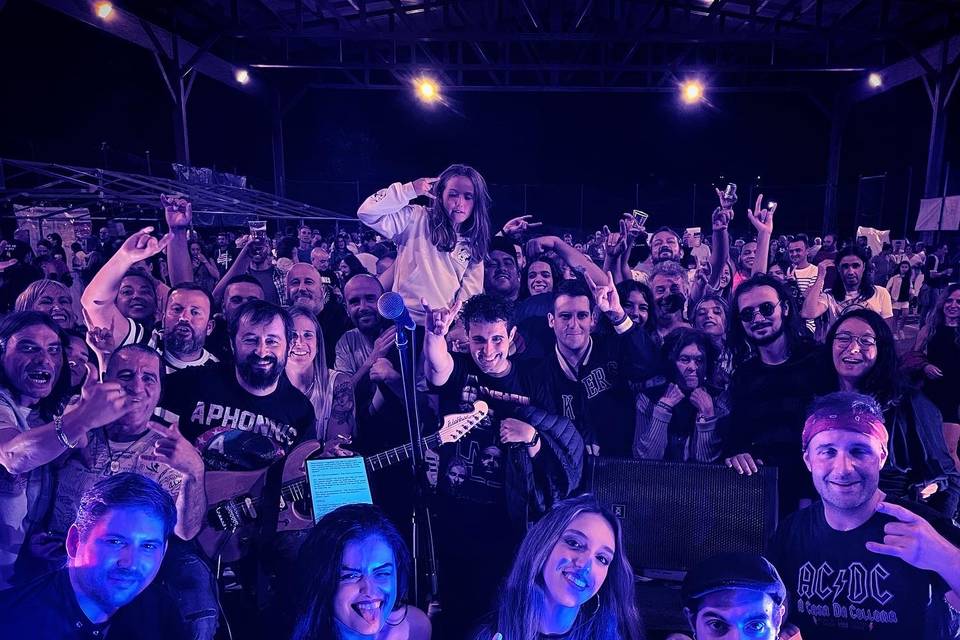 Foto después de un concierto