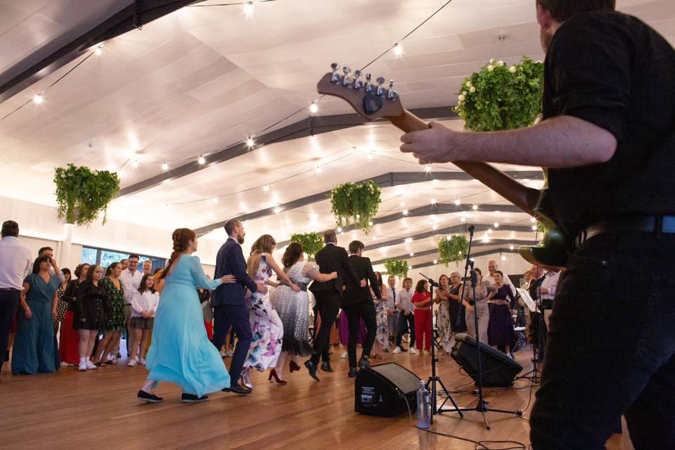 Diversión en una boda