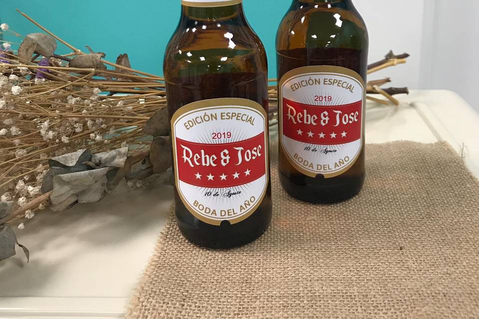 Etiquetas botella