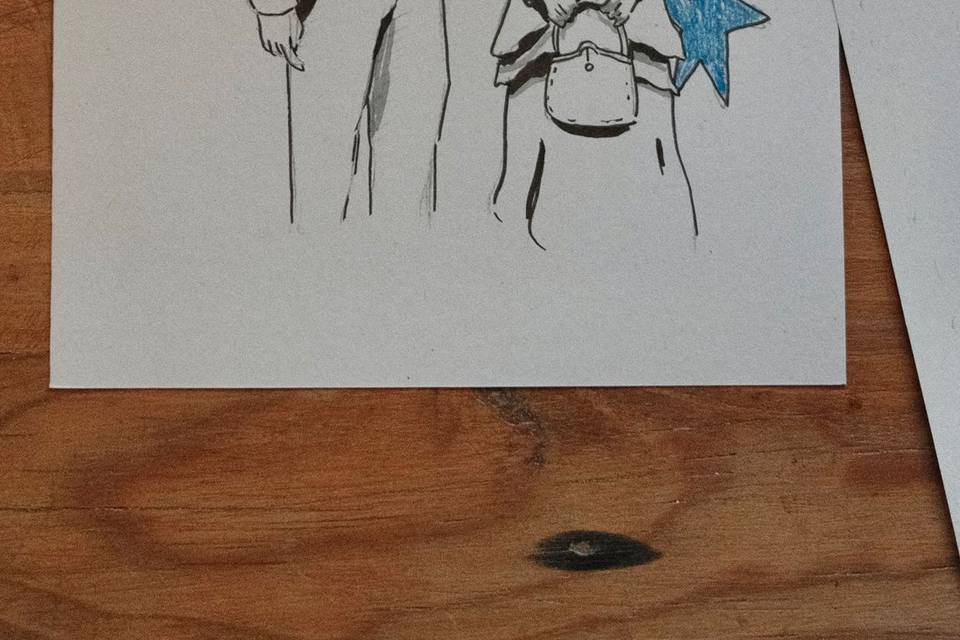 Ilustración de invitados