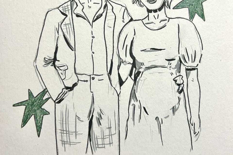 Ilustracion de invitados