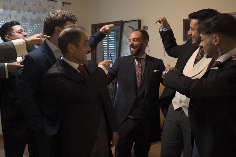 Preparativos con amigos