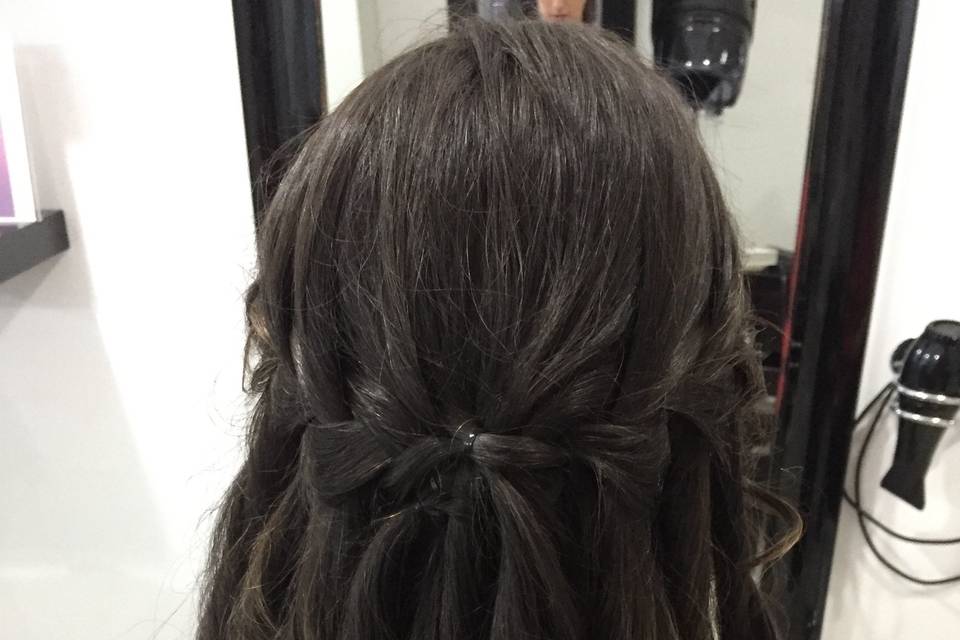 Trenza con cabos sueltos