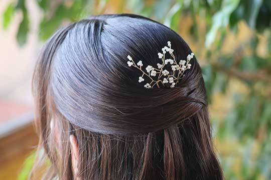 Peinado romántico para boda