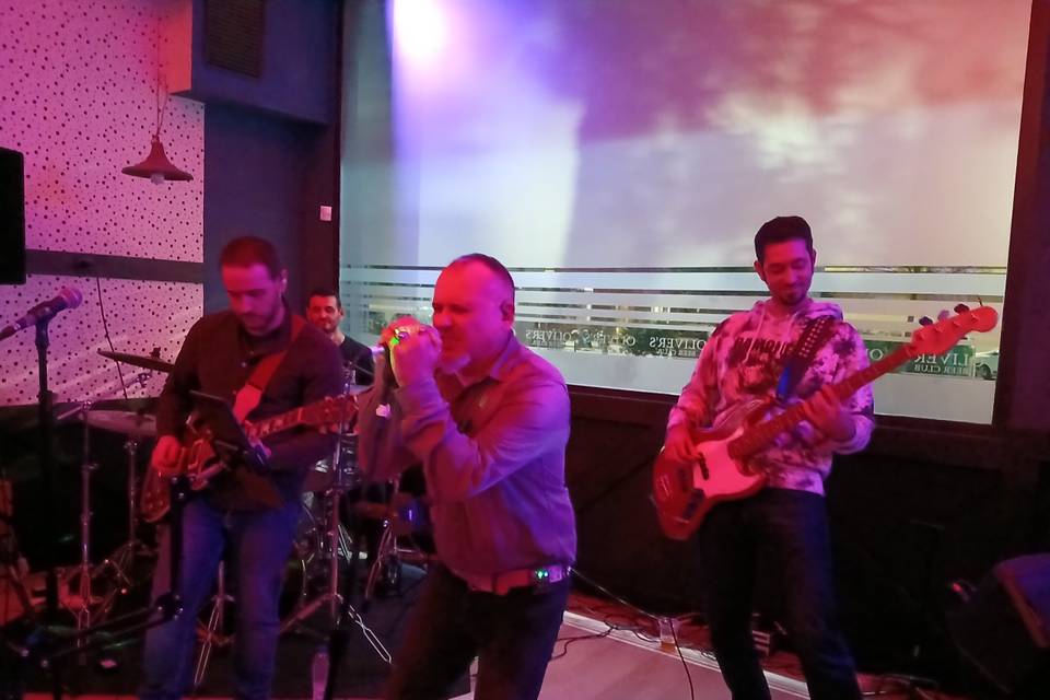 La banda en directo
