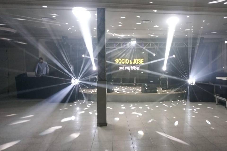 Sonido, iluminación y pantalla