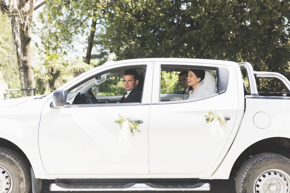 El coche de la novia