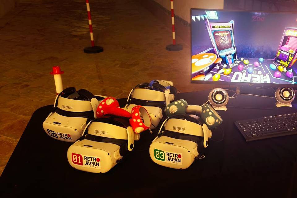 Set de realidad virtual listo