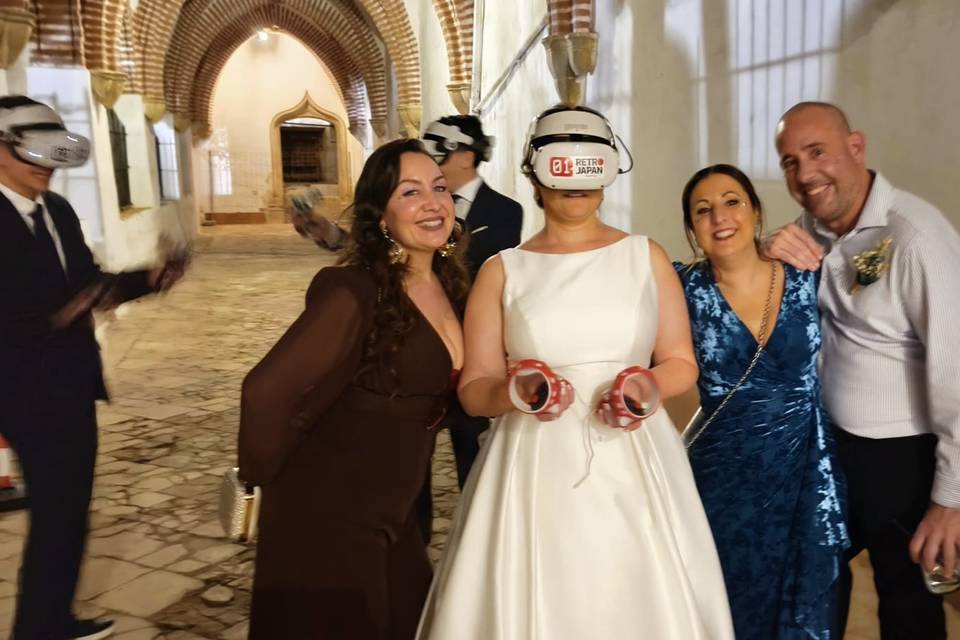 Realidad virtual en la boda