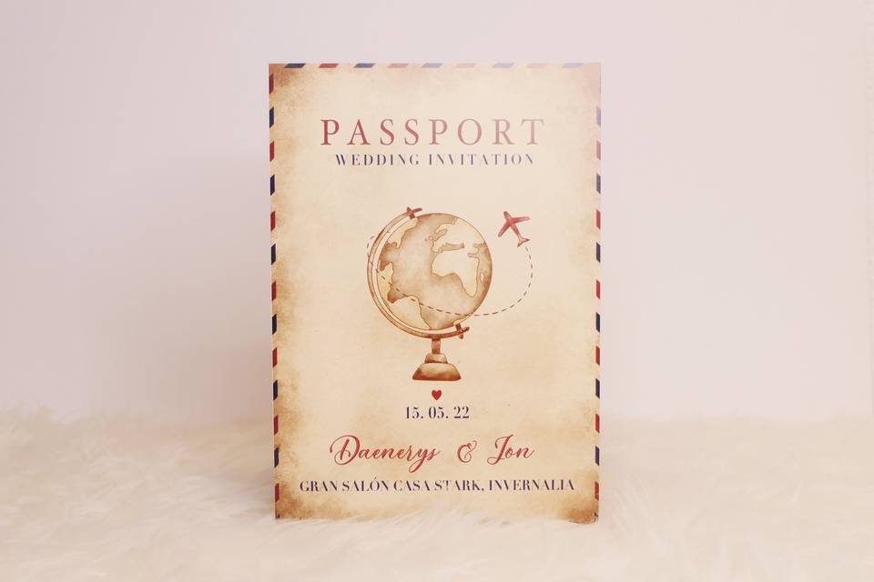 Portada pasaporte viajes