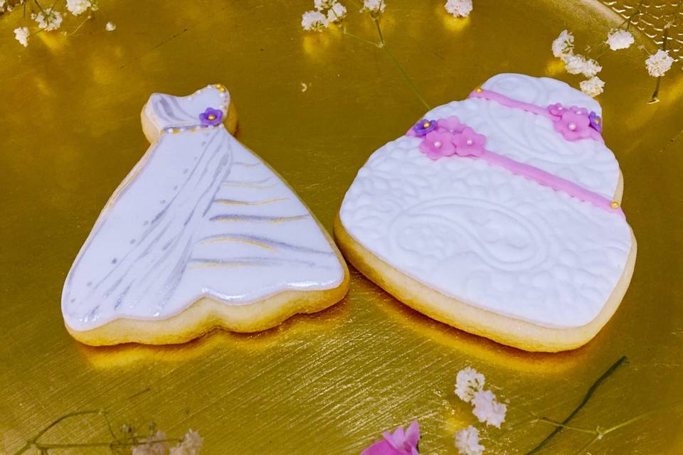 Galletas decoradas para boda