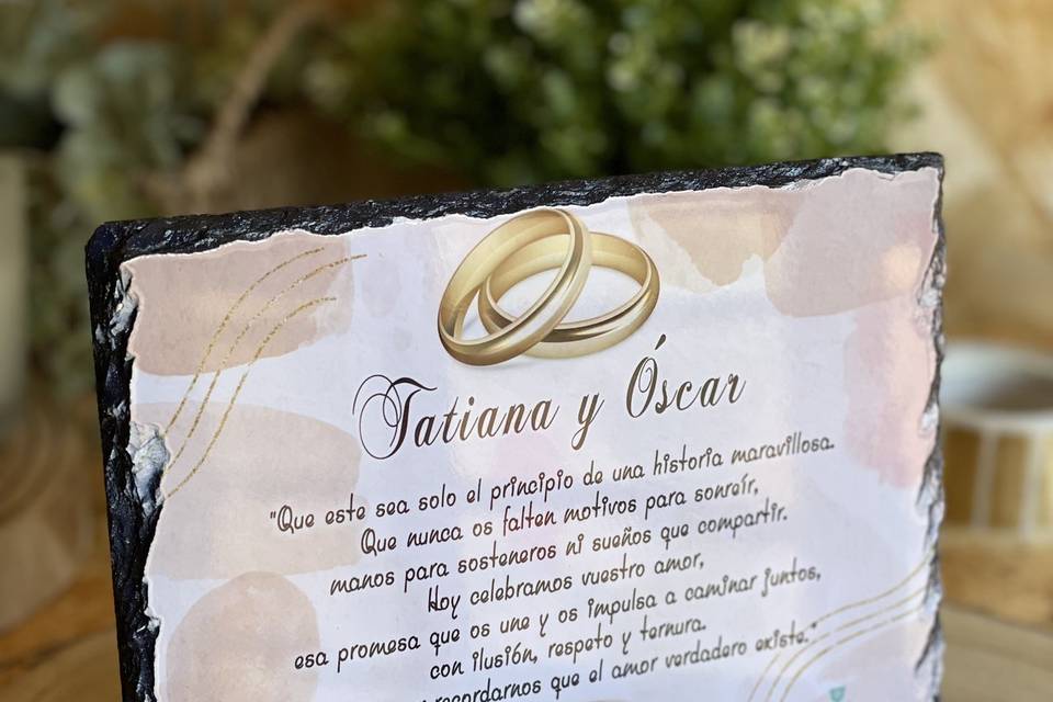 Placa personalizada
