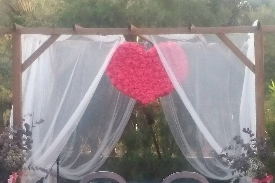 Corazón en el altar