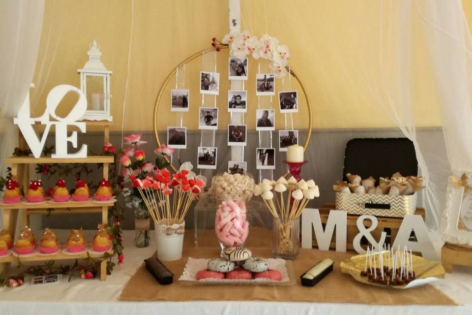 Mesa dulce boda