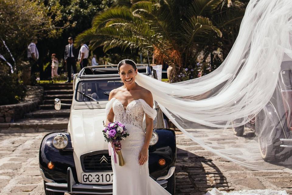 Novia feliz