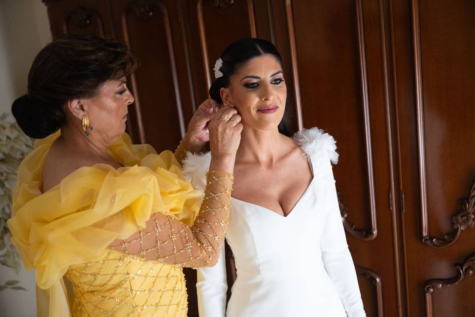 Almudena y su madre