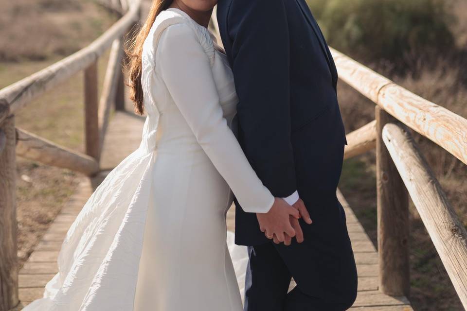 Marina en su postboda