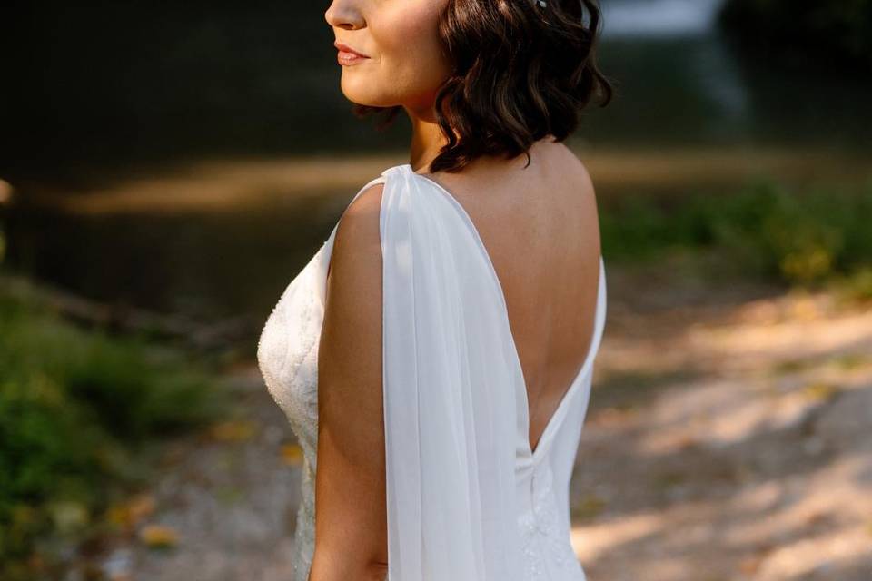 Claudia en su Post boda