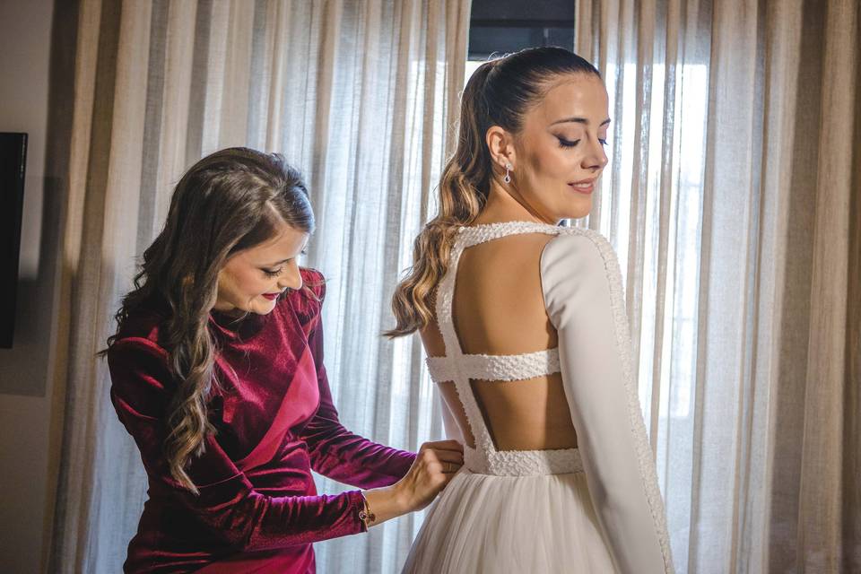 Beatriz y su hermana