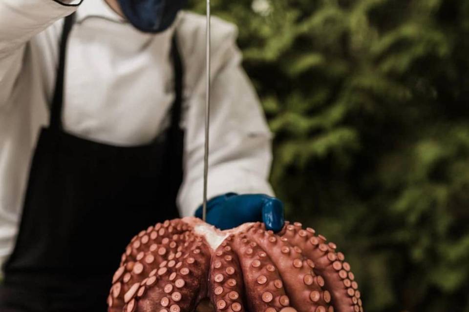 Delicioso pulpo gallego