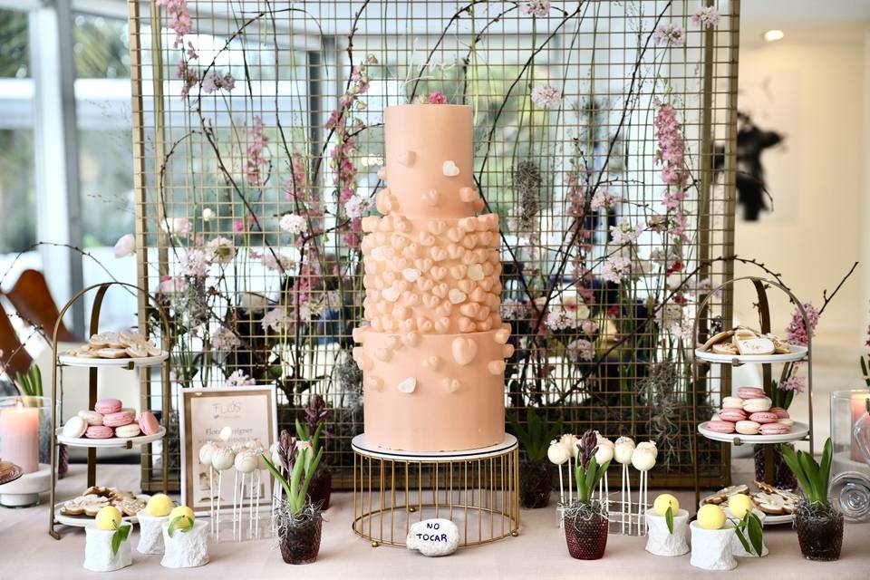 Buttercream wedding cake