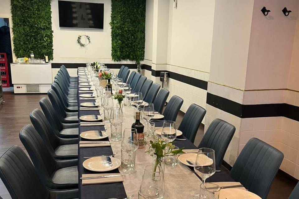 Decoración mesa boda