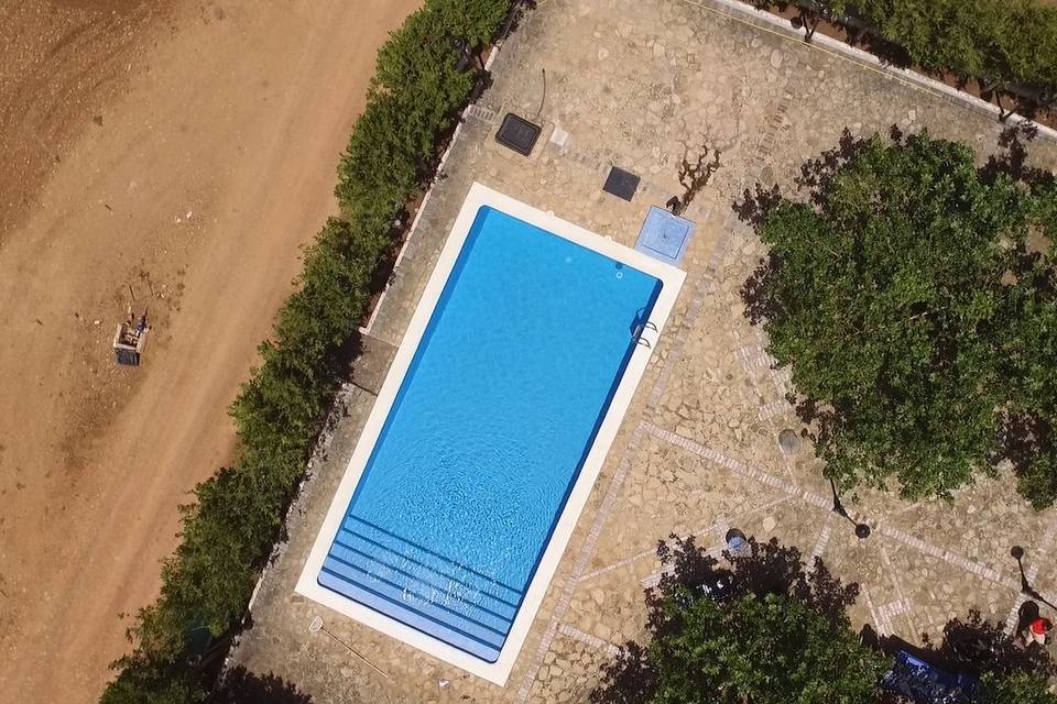 Finca, piscina