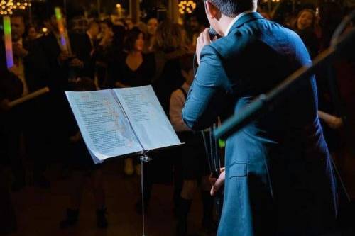 Cantante en boda