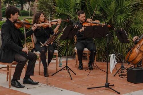 Cuarteto en ceremonia