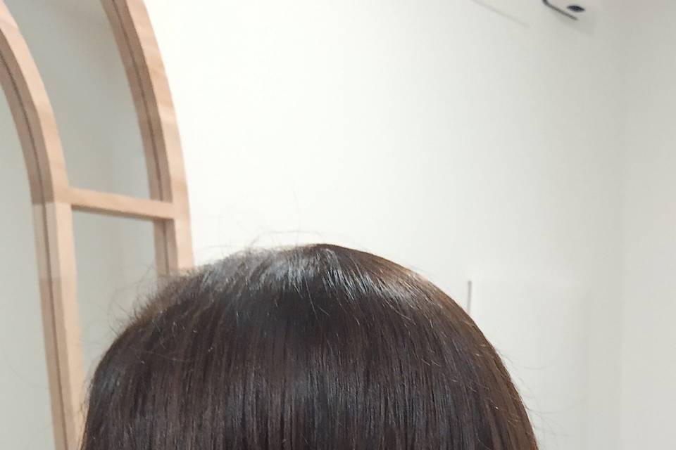 Melena con ondas rotas