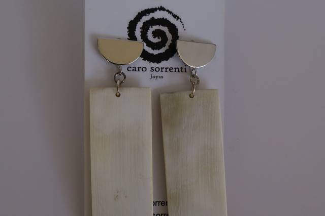 Pendientes de asta de toro