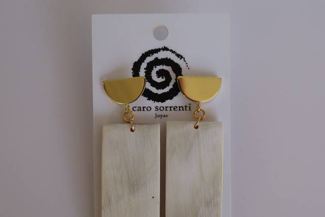 Pendientes de asta de toro