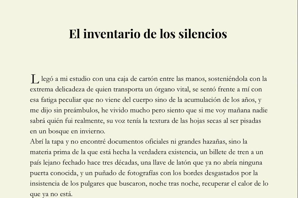 “Los silencios”