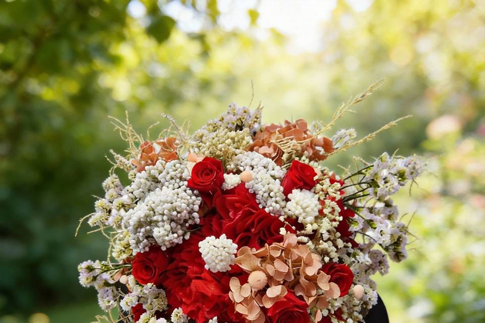 Ramo de novianflor preservada