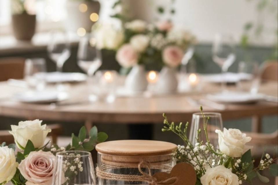 Centro de mesa con estilo