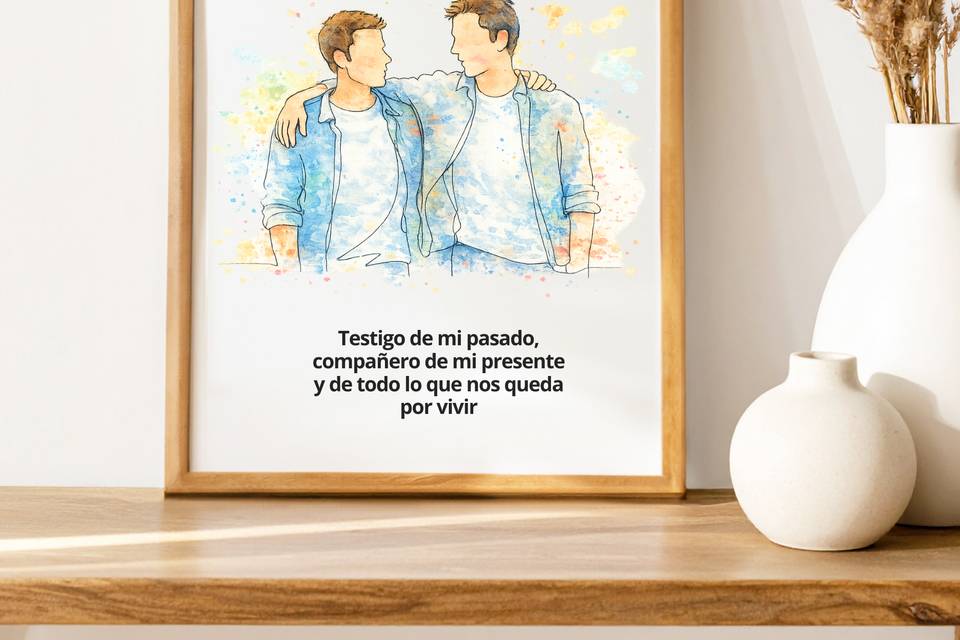 Retrato hermanos