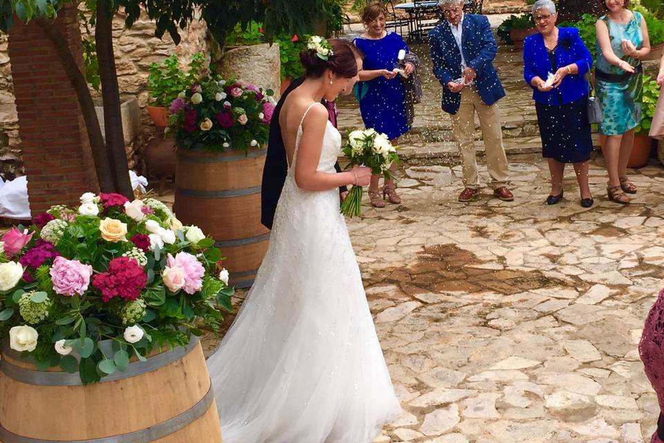 Entrada de los novios