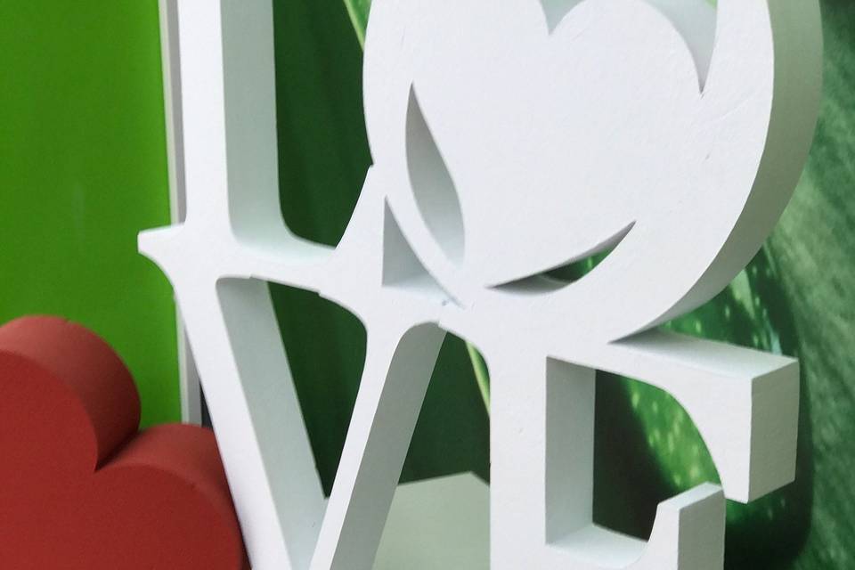 Letras decorativas love