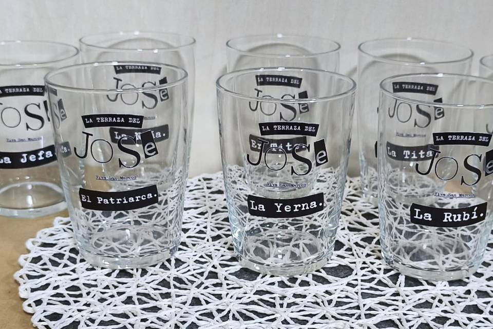 Vasos personalizados