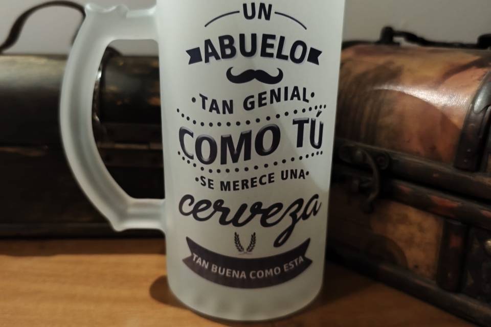 Jarra cerveza personalizable