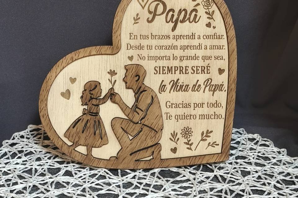 Soporte madera personalizable