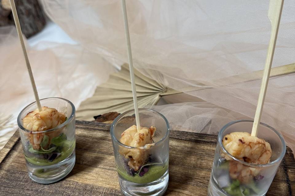 BROCHETA DE LANGOSTINO