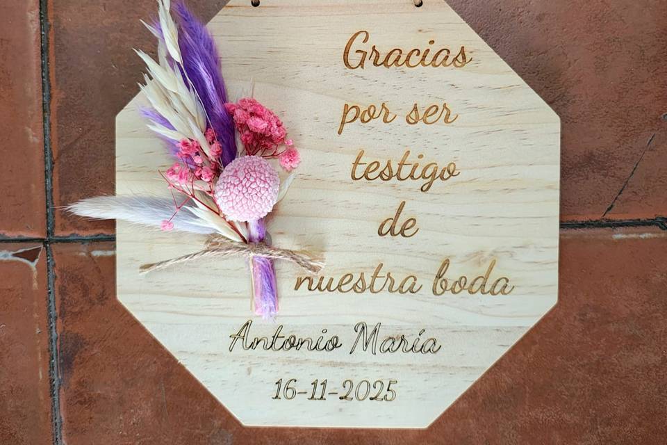 Regalo madera