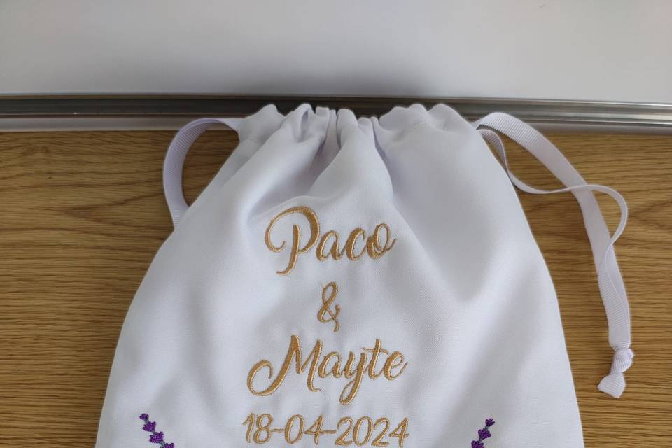Bolsa regalos sobres novios