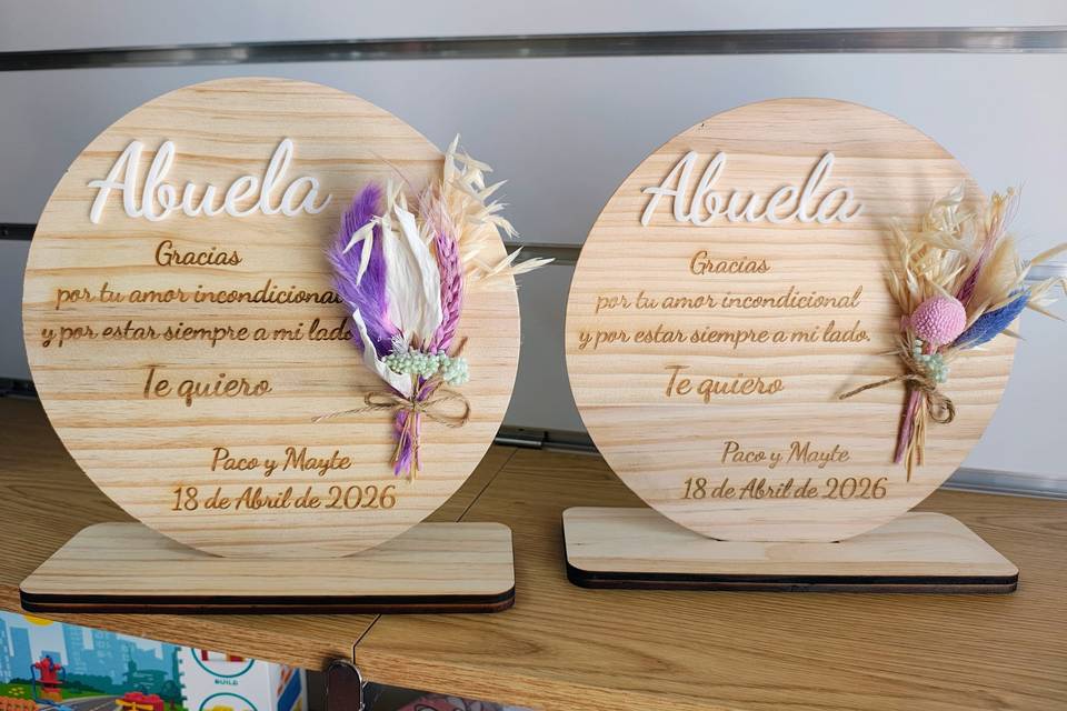 Regalos madera